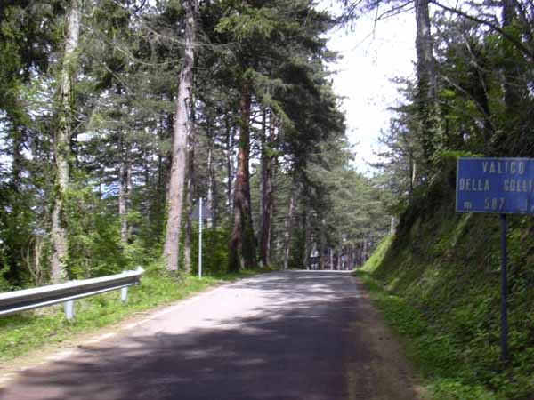 Valico Beccugiano e della Collina