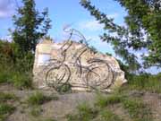 Passo Sulparo Monumento al ciclista
