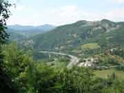 Panorama su valle Savio